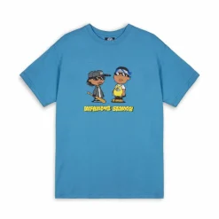 Grimey Camiseta The Lords Regular - Blue - Ss24 Cheap