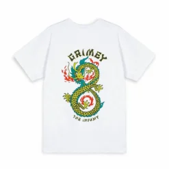Grimey Camiseta The Lucky Dragon - White - Ss24 Outlet
