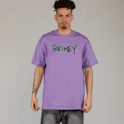 Grimey Camiseta The Tag Regular - Violet - Summer 23 Discount