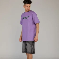 Grimey Camiseta The Tag Regular - Violet - Summer 23 Discount