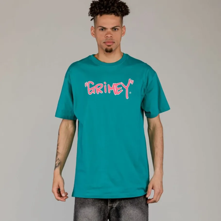 Grimey Camiseta The Tag Regular - Green - Summer 23 Store