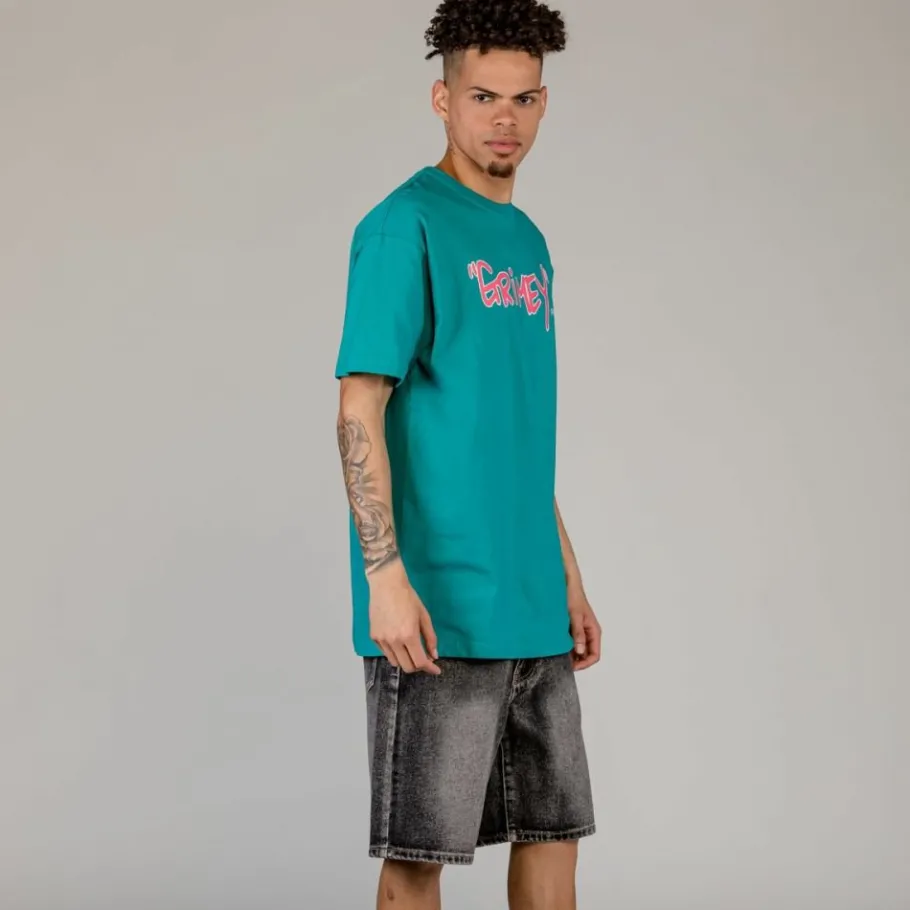 Grimey Camiseta The Tag Regular - Green - Summer 23 Store