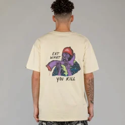 Grimey Camiseta The Toughest - Cream - Spring 23 Clearance