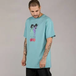 Grimey Camiseta The Troubleshooter - Blue - Winter 22 Best