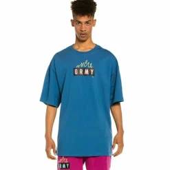 Grimey Camiseta "Trespass" Oversize - Blue - Summer 22 Cheap