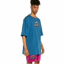 Grimey Camiseta "Trespass" Oversize - Blue - Summer 22 Cheap