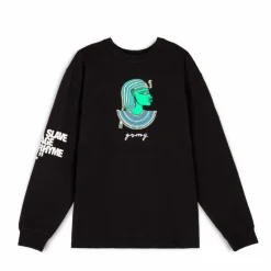 Grimey Camiseta Manga Larga "Iam" - Black - Fall 22 Clearance