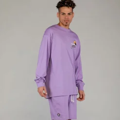 Grimey Camiseta Manga Larga Ufollow - Lilac - Spring 23 Store
