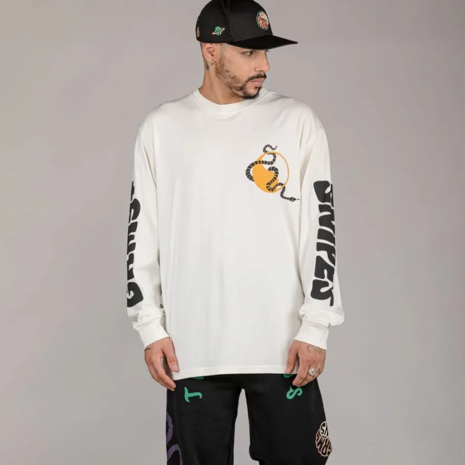 Grimey Camiseta Manga Larga "Snipes X True Roots" - White - Fall 22 Store