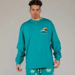 Grimey Camiseta Manga Larga Ufollow - Blue - Spring 23 Fashion