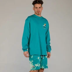 Grimey Camiseta Manga Larga Ufollow - Blue - Spring 23 Fashion