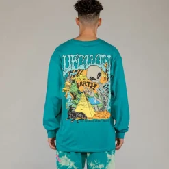 Grimey Camiseta Manga Larga Ufollow - Blue - Spring 23 Fashion