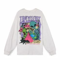 Grimey Camiseta Manga Larga Ufollow - White - Spring 23 Store