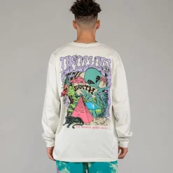 Grimey Camiseta Manga Larga Ufollow - White - Spring 23 Store
