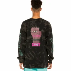 Grimey Camiseta Manga Larga "Day Dreamer" Bleached - Black - Spring 22 New
