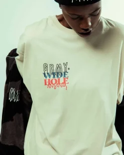 Grimey Camiseta Manga Larga Back At You - Cream - Fw23 Outlet