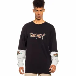 Grimey Camiseta Manga Larga Nine Winds Ls - Black - Spring 22 Flash Sale