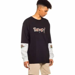Grimey Camiseta Manga Larga Nine Winds Ls - Black - Spring 22 Flash Sale