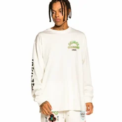 Grimey Camiseta Manga Larga "Destroy All Fear" - White - Fall 21 Cheap