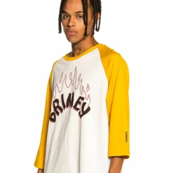 Grimey Camiseta Raglan "Destroy All Fear" - Yellow - Fall 21 Cheap