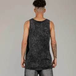 Grimey Camiseta Tirantes Cloven Tongues Stone - Washed Black - Summer 23 Outlet