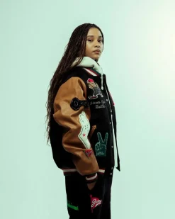 Grimey Chaqueta Baseball Nablus - Black - Fw23 Clearance