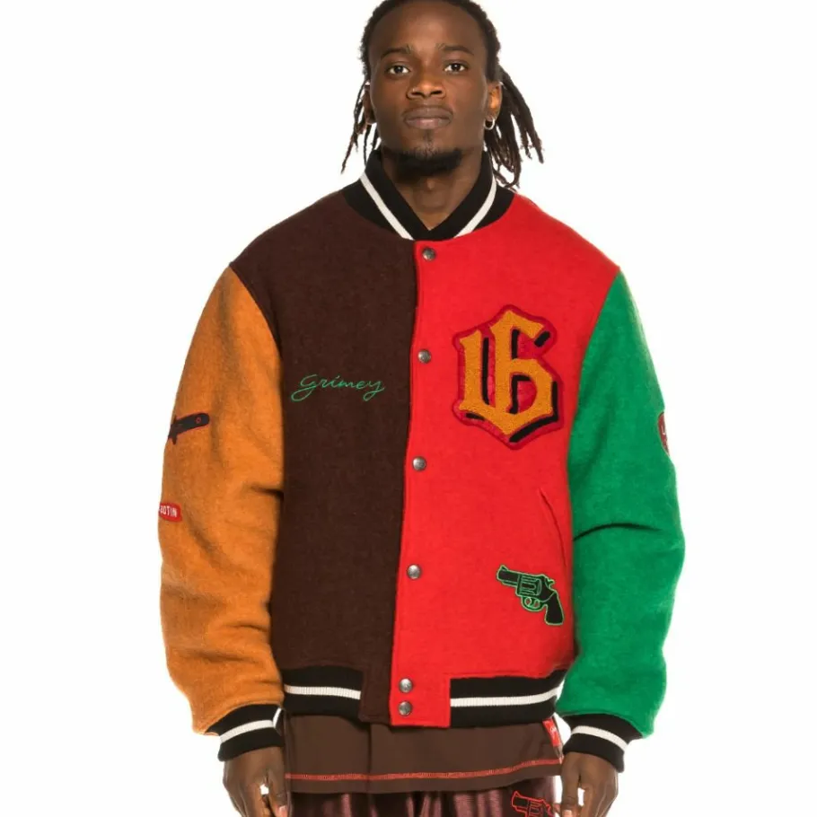 Grimey Chaqueta Baseball "The Loot" - Multicolor - Spring 21 Discount
