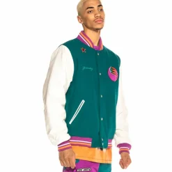 Grimey Chaqueta Baseball Acknowledge Ss20 Green Clearance