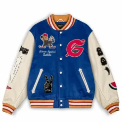Grimey Chaqueta Baseball Nablus - Blue - Fw23 New