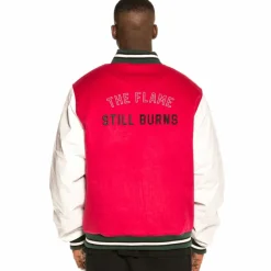Grimey Chaqueta Baseball Yoga Fire Fw20 Red Best