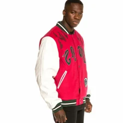 Grimey Chaqueta Baseball Yoga Fire Fw20 Red Best