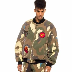 Grimey Chaqueta Bomber Glorified - Camo - Spring 22 New