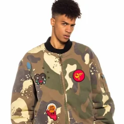 Grimey Chaqueta Bomber Glorified - Camo - Spring 22 New