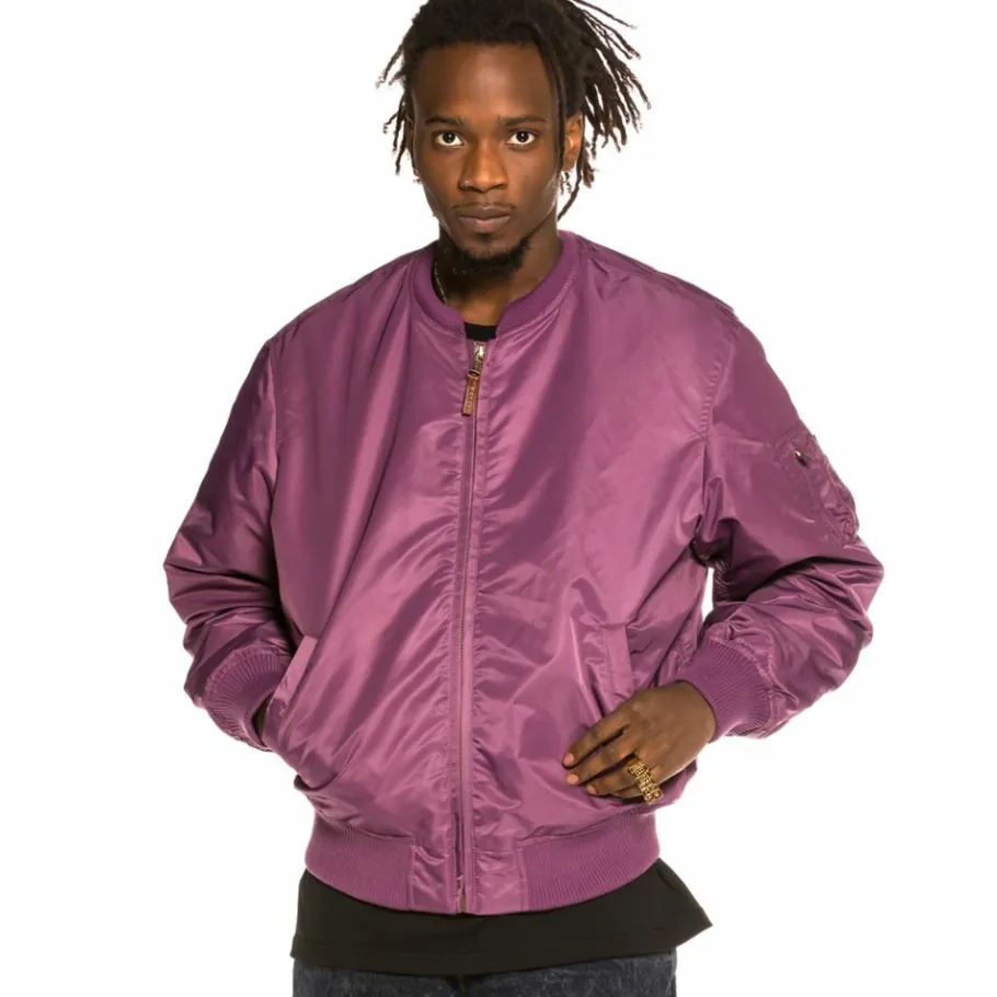 Grimey Chaqueta Bomber Reversible "Liveution" - Purple - Spring 21 Sale