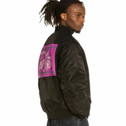 Grimey Chaqueta Bomber Reversible "Liveution" - Black - Spring 21 Fashion