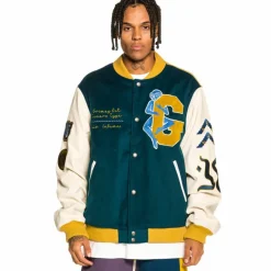 Grimey Chaqueta De Baseball "Singgang Junction" - Navy - Fall 21 Store