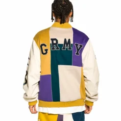 Grimey Chaqueta De Baseball "Singgang Junction" - Navy - Fall 21 Store