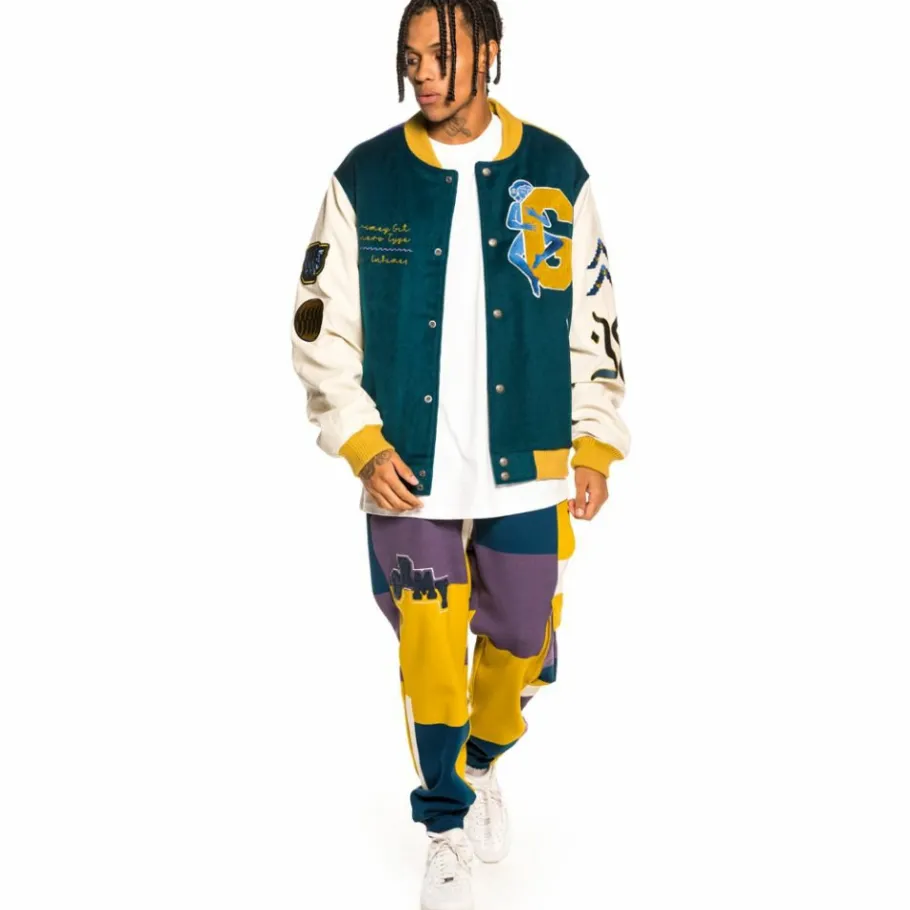 Grimey Chaqueta De Baseball "Singgang Junction" - Navy - Fall 21 Store