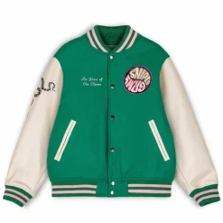 Grimey Chaqueta De Baseball "Snipes X True Roots" - Green - Fall 22 Cheap