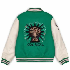 Grimey Chaqueta De Baseball "Snipes X True Roots" - Green - Fall 22 Cheap