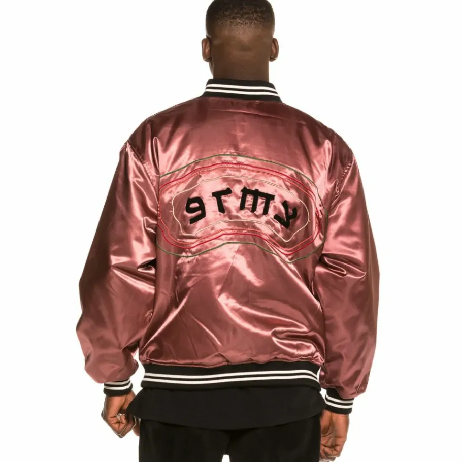 Grimey Chaqueta Call Of Yore Reversible Satin Jacket Fw20 Black Discount