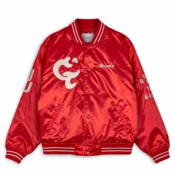 Grimey Chaqueta Causing Panic Satin - Red - Ss24 Sale