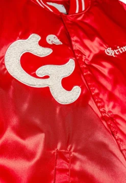 Grimey Chaqueta Causing Panic Satin - Red - Ss24 Sale