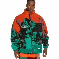 Grimey Chaqueta Dulce Sherpa Jacket Fw20 Orange Shop