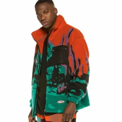 Grimey Chaqueta Dulce Sherpa Jacket Fw20 Orange Shop