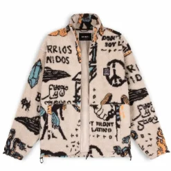 Grimey Chaqueta Lost Boys Sherpa - Cream - Winter 22 Hot
