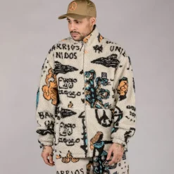 Grimey Chaqueta Lost Boys Sherpa - Cream - Winter 22 Hot