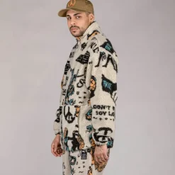 Grimey Chaqueta Lost Boys Sherpa - Cream - Winter 22 Hot