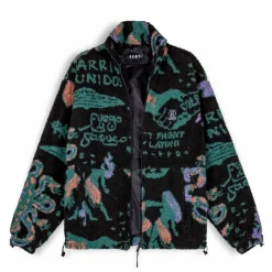 Grimey Chaqueta Lost Boys Sherpa - Black - Winter 22 Store