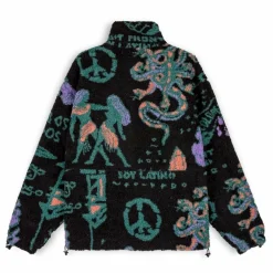 Grimey Chaqueta Lost Boys Sherpa - Black - Winter 22 Store